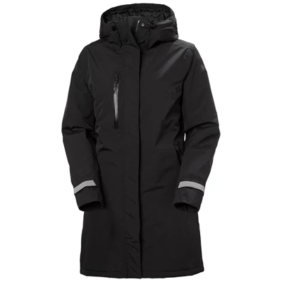 Dámské Bundy Parka Helly Hansen W Adore Insulated Rain Černé | ZSIEB-1934