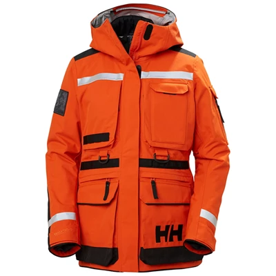 Dámské Bundy Parka Helly Hansen W Arctic Patrol 3-in-1 Light Červené / Oranžové | VFTRK-1603