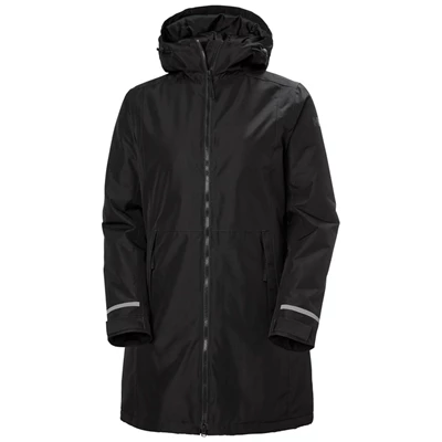 Dámské Bundy Parka Helly Hansen W Lisburn Insulated Černé | JQHMZ-4508