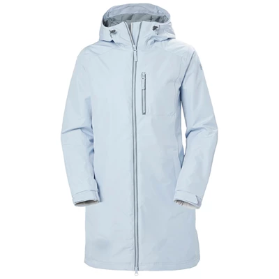 Dámské Bundy Parka Helly Hansen W Long Belfast Zimní Šedé / Blankyt | DVZEQ-6457