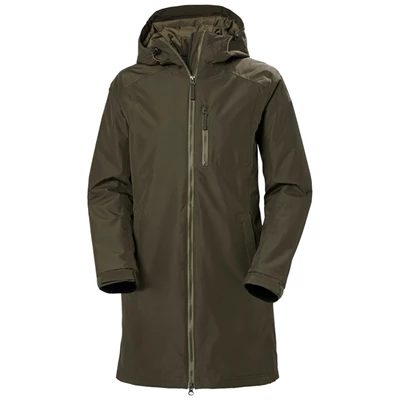 Dámské Bundy Parka Helly Hansen W Long Belfast Zimní Šedé | JVUQX-7914