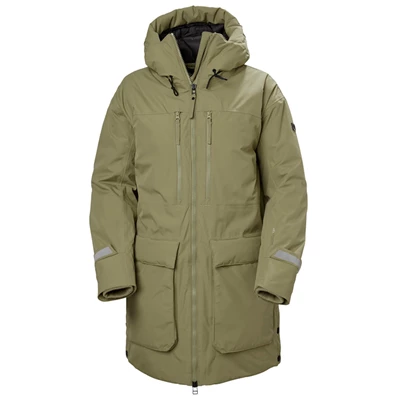 Dámské Bundy Parka Helly Hansen W Maud Olivy Zelené | JMOEA-4529