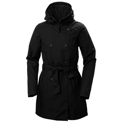 Dámské Bundy Parka Helly Hansen W Welsey Ii Trench Insulated Černé | YXVGD-3017