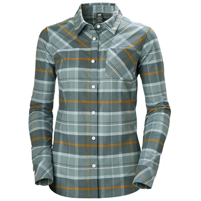 Dámské Košile Helly Hansen W Classic Check Ls Šedé | XBLHT-3218