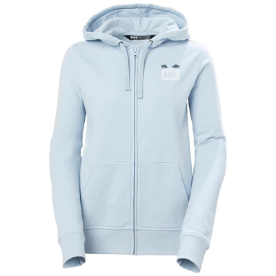 Dámské Košile Helly Hansen W Nord Graphic Fzhooded Šedé | WIVUS-8260