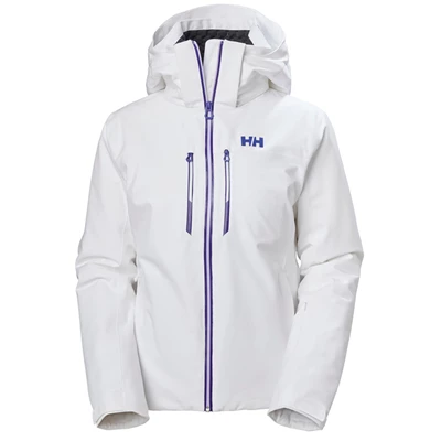 Dámské Lyžařské Bundy Helly Hansen W Alphelia Lifaloft Insulated Bílé | FRACD-0746