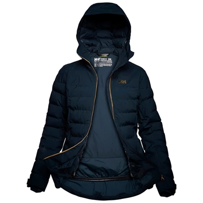 Dámské Lyžařské Bundy Helly Hansen W Imperial Puffy Tmavě Blankyt | OBKEL-8039