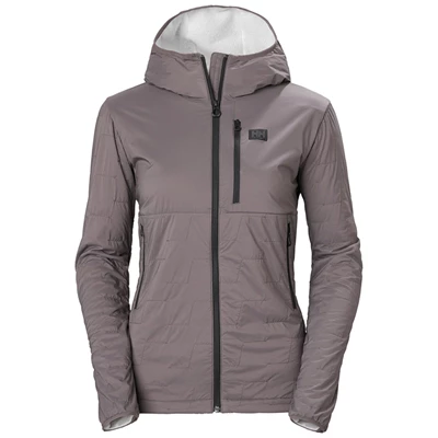 Dámské Mezivrstvy Helly Hansen W Lifaloft Air S Kapucí Šedé | PTJXK-5826