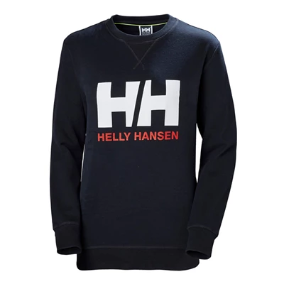 Dámské Mikiny Helly Hansen W Hh Logo Crew Sweat Tmavě Blankyt | ALKXW-8745