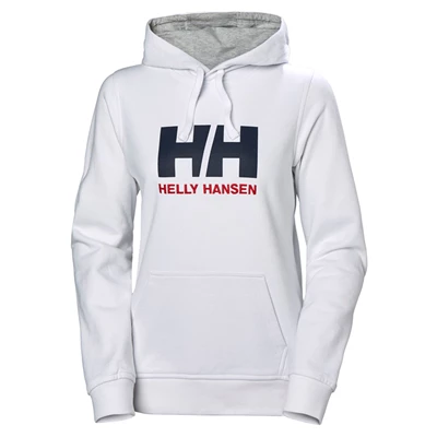 Dámské Mikiny Helly Hansen W Hh Logo S Kapucí Bílé | LCRVE-3816