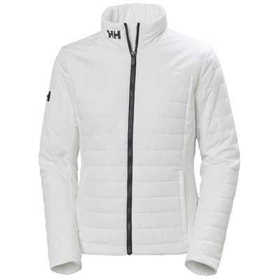 Dámské Neformální Bundy Helly Hansen W Crew 2.0 Bílé | AIMDP-4037