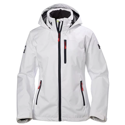 Dámské Neformální Bundy Helly Hansen W Crew S Kapucí Bílé | NDXAW-5836