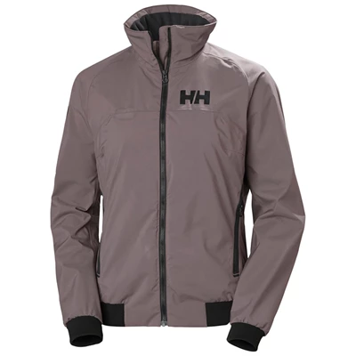 Dámské Plachetní Bundy Helly Hansen W Hp Závodní Lifaloft Insulated Bomber Šedé | OAFKV-5438