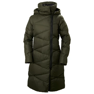 Dámské Péřové Bundy Helly Hansen W Tundra Šedé / Černé | HJKVI-2463