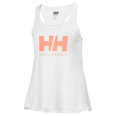 Dámské Tričko Helly Hansen W Hh Logo Singlet Bílé | TZOAU-5023