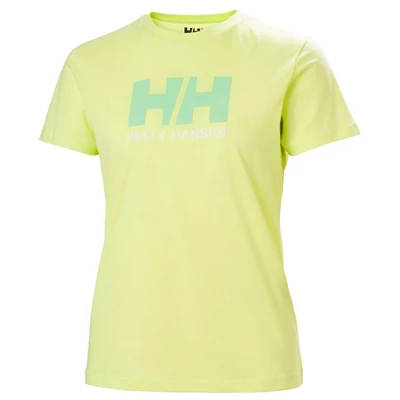 Dámské Tričko Helly Hansen W Hh Logo Světle Zelene | RVEJM-6428