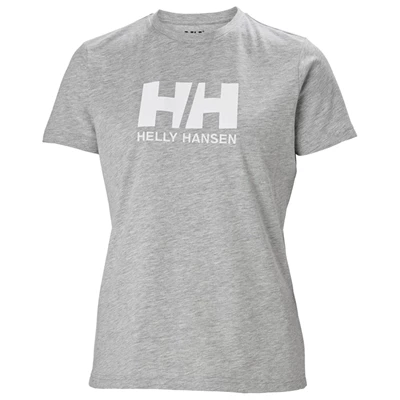 Dámské Tričko Helly Hansen W Hh Logo Šedé | JLRTU-4236