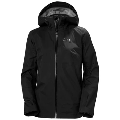 Dámské Turistické Bundy Helly Hansen W Verglas 3l Černé | FZJKO-8649