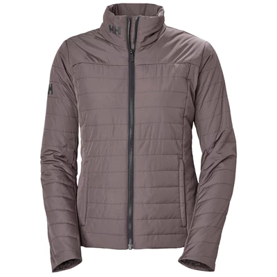 Dámské Zateplené Bundy Helly Hansen W Crew 2.0 Šedé | DGBAZ-2137