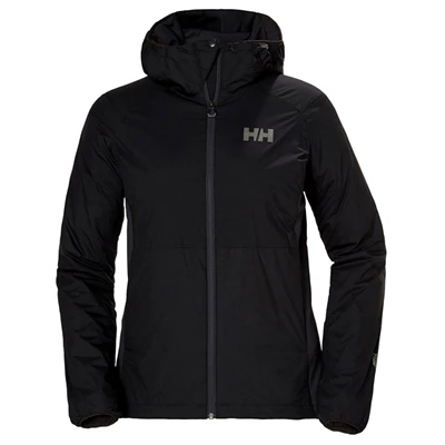 Dámské Zateplené Bundy Helly Hansen W Odin Stretch S Kapucí Light In Černé | LSBTK-7384