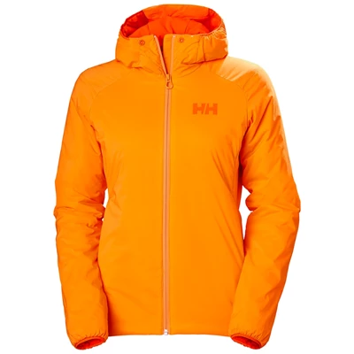 Dámské Zateplené Bundy Helly Hansen W Odin Stretch S Kapucí Oranžové | MBIGE-9438