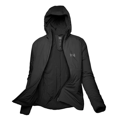 Dámské Zateplené Bundy Helly Hansen W Odin Stretch S Kapucí Černé | OLKRI-1793