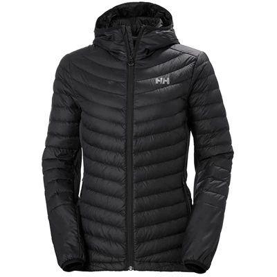 Dámské Zateplené Bundy Helly Hansen W Verglas S Kapucí Hybrid Černé | BMCJZ-2951