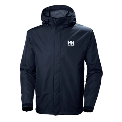 Pánské Bundy Do Deště Helly Hansen Seven J Černé | GUCMN-6094