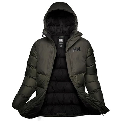 Pánské Bundy Parka Helly Hansen Active Puffy Long Šedé / Černé | YDLRV-1864