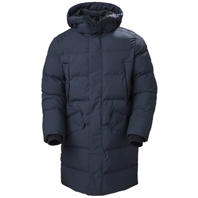 Pánské Bundy Parka Helly Hansen Alaska Tmavě Blankyt | EDRGA-7068