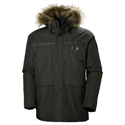 Pánské Bundy Parka Helly Hansen Coastal 2 Černé | EHBSF-9784