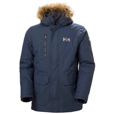 Pánské Bundy Parka Helly Hansen Svalbard Tmavě Blankyt | GZNDF-6795