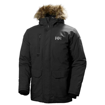 Pánské Bundy Parka Helly Hansen Svalbard Černé | HUWNO-4650