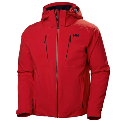 Pánské Lyžařské Bundy Helly Hansen Alpha 3.0 Červené | NXYVW-2617