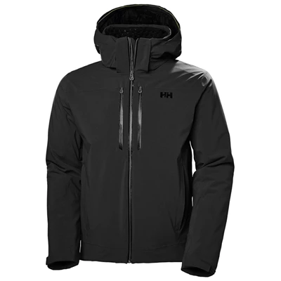 Pánské Lyžařské Bundy Helly Hansen Alpha Lifaloft Insulated Černé | QOCHW-4726