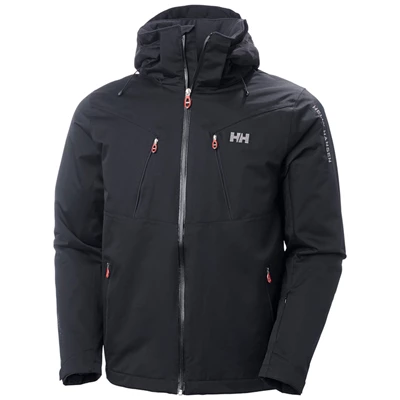 Pánské Lyžařské Bundy Helly Hansen Omega Černé | OJXUM-0416