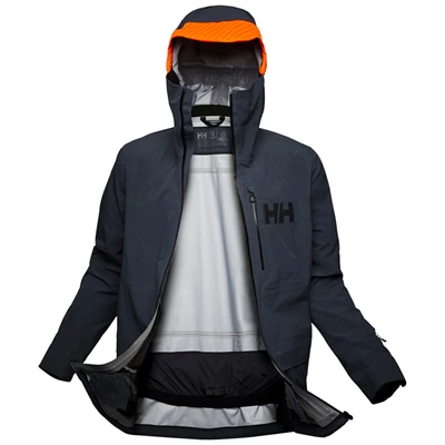 Pánské Lyžařské Bundy Helly Hansen Ridge Infinity Šedé | YAESB-5347