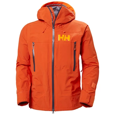 Pánské Lyžařské Bundy Helly Hansen Sogn 2.0 Oranžové / Červené | AVWQB-9251