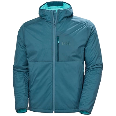 Pánské Mezivrstvy Helly Hansen Odin Stretch S Kapucí Light Tyrkysové | HXISM-5810