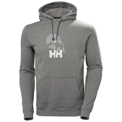 Pánské Mikiny Helly Hansen F2f Organic Cottonhooded Šedé | WIPDT-1234