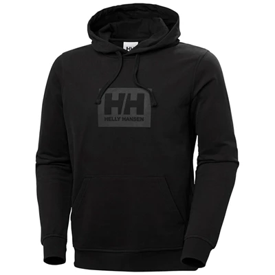 Pánské Mikiny Helly Hansen Hh Boxhooded Černé | BRHAZ-3741