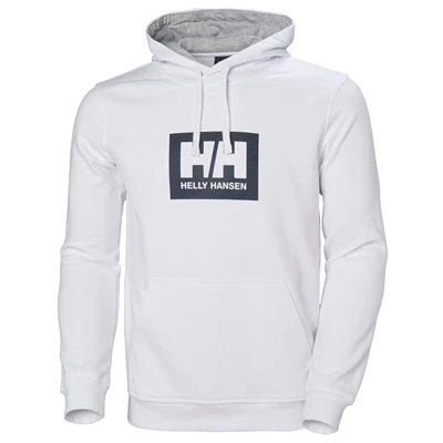 Pánské Mikiny Helly Hansen Hh Boxhooded Bílé | ZDJLH-4193