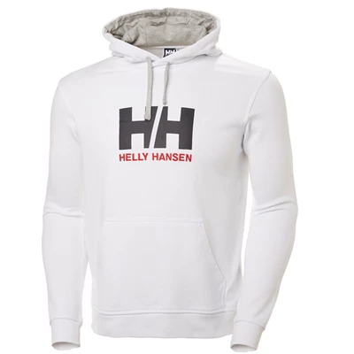 Pánské Mikiny Helly Hansen Hh Logo S Kapucí Bílé | GSCUJ-4910