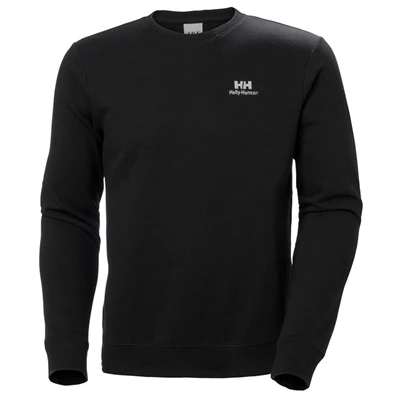 Pánské Mikiny Helly Hansen Yu Crew Černé | BXMYG-7053