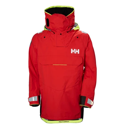 Pánské Plachetní Bundy Helly Hansen Aegir Ocean Dry Top Červené | ZXDBN-2571