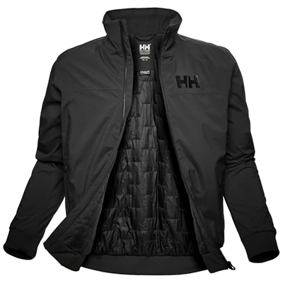 Pánské Plachetní Bundy Helly Hansen Hp Závodní Lifaloft Insulated Bomber Šedé / Černé | XPZEB-5106