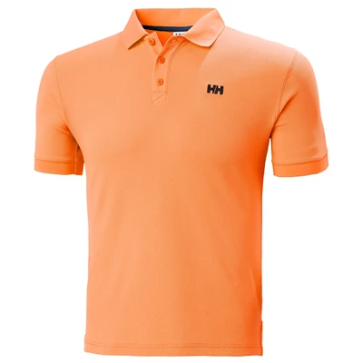 Pánské Polo Triko Helly Hansen Driftline Hnědé / Oranžové | RWYPG-0752