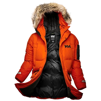 Pánské Péřové Bundy Helly Hansen Bouvet Červené / Oranžové | SIUGK-1702