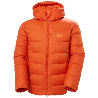 Pánské Péřové Bundy Helly Hansen Verglas Polar Oranžové / Červené | GICOS-8913