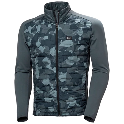 Pánské Péřové Kabáty Helly Hansen Lifaloft Hybrid Šedé | QSPDA-7824